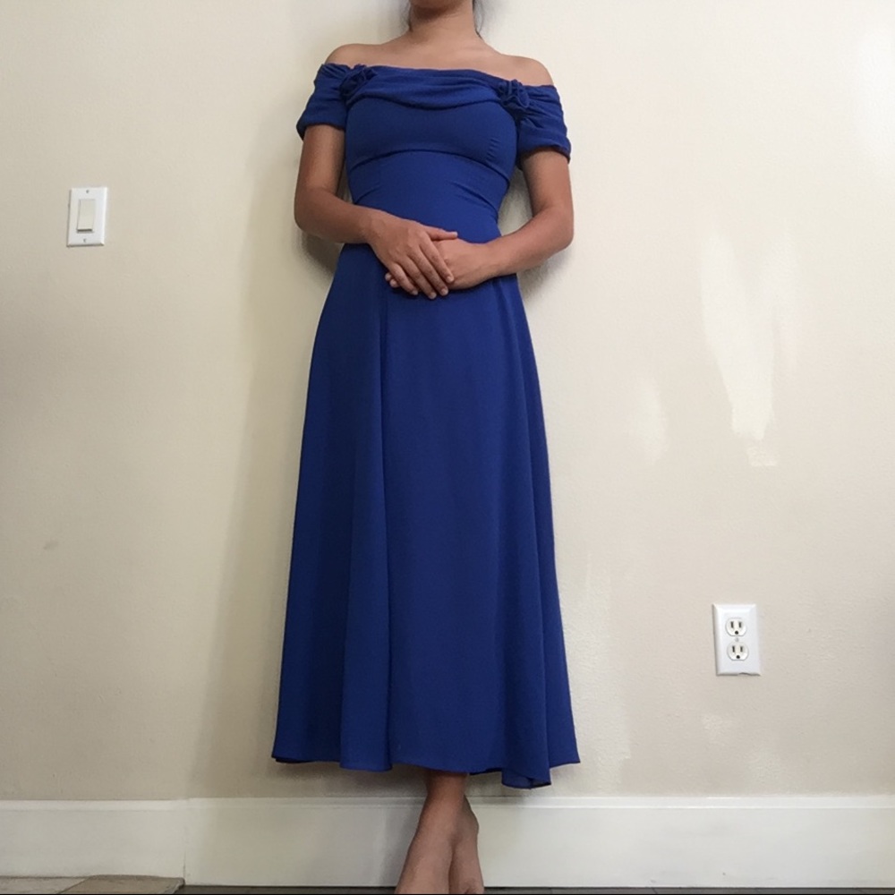 Vintage Formal Prom Dress 1980s